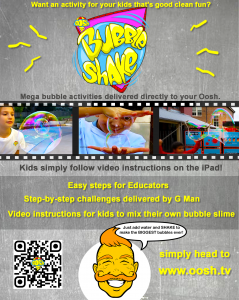 Bubbleshake flyer